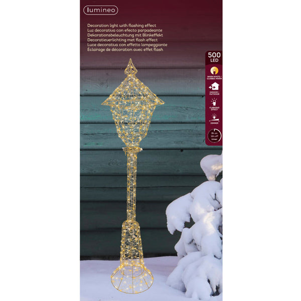 Lumineo Gold LED Lamp Post