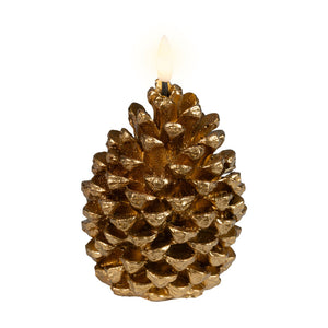 Lumineo LED Wax Pinecone Candle