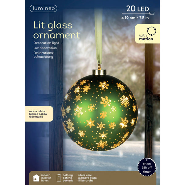 Lumineo Micro LED Rotating Green Ball