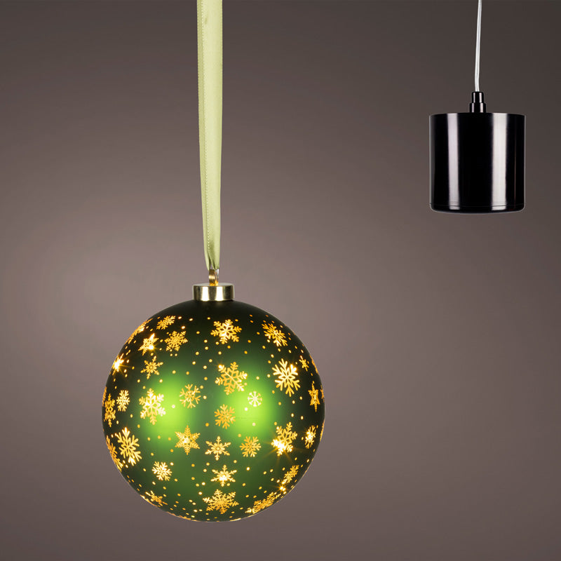 Lumineo Micro LED Rotating Green Ball