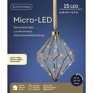 Lumineo Micro LED Hanging Diamond
