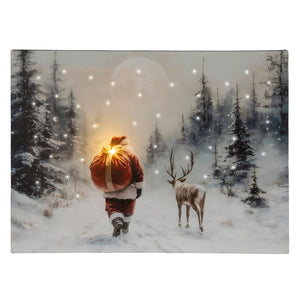 Lumineo LED Snowy Woodland Canvas (Assorted Designs)