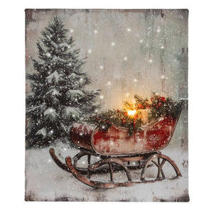 Lumineo LED Snowy Woodland Canvas (Assorted Designs)