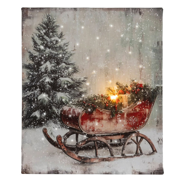 Lumineo LED Snowy Woodland Canvas (Assorted Designs)