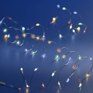 Lumineo Micro Wire String Lights multi coloured