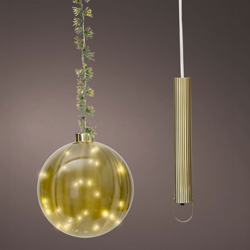 Lumineo Micro LED Misty Ball with Foliage Detail