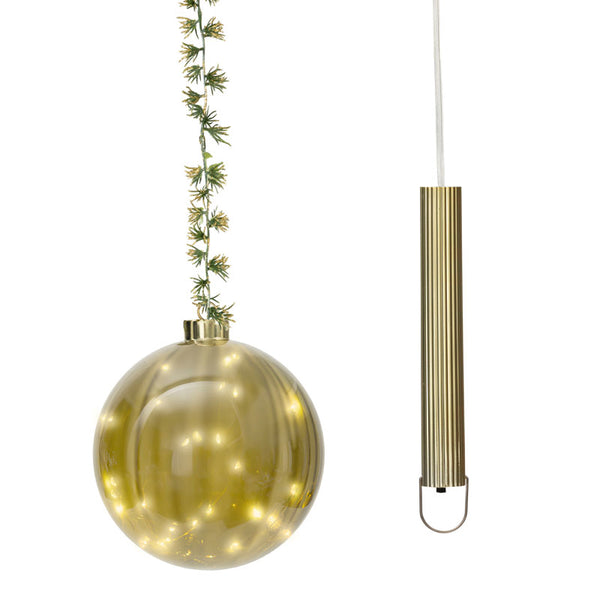 Lumineo Micro LED Misty Ball with Foliage Detail