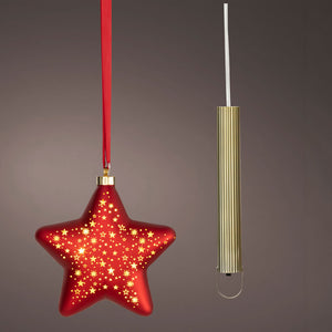 Lumineo Micro LED Christmas Red Star
