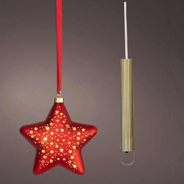Lumineo Micro LED Christmas Red Star
