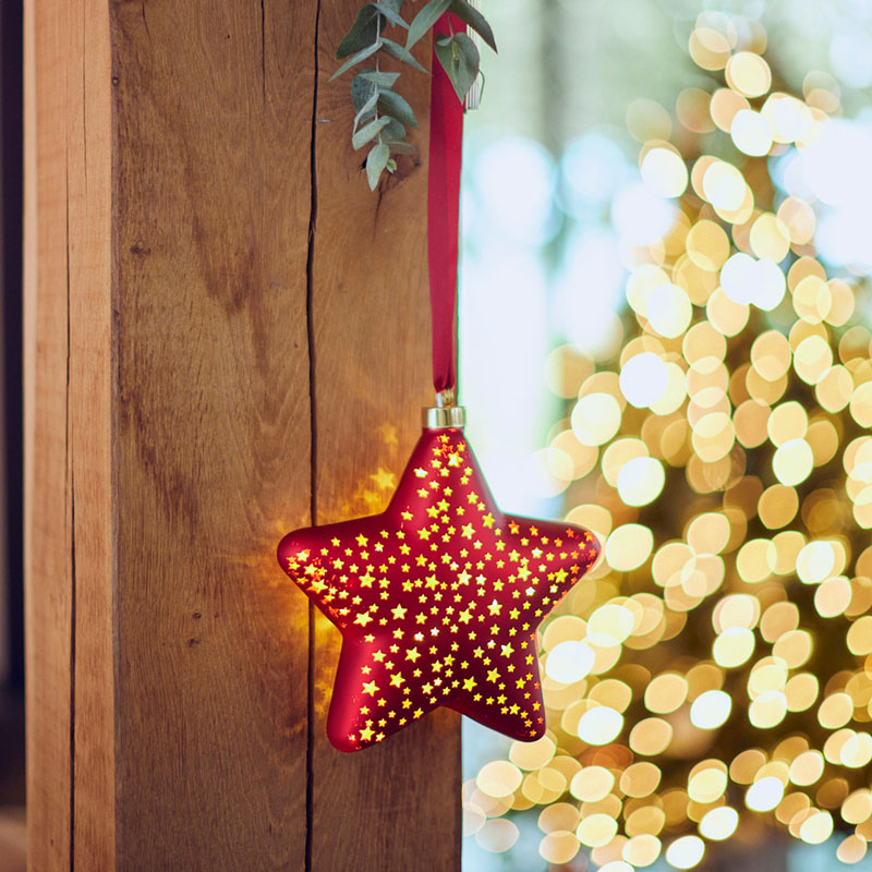 Lumineo Micro LED Christmas Red Star