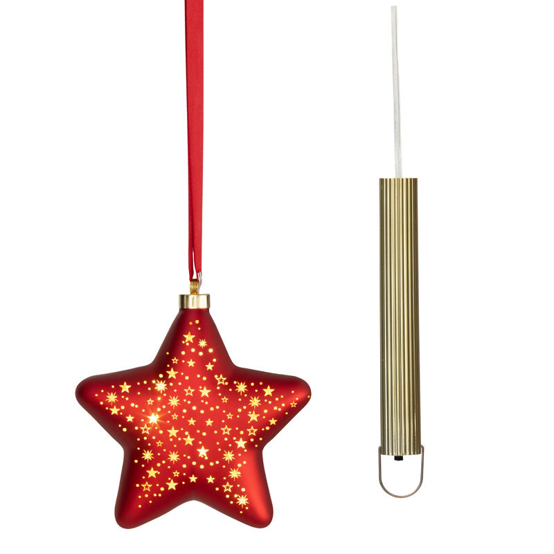 Lumineo Micro LED Christmas Red Star