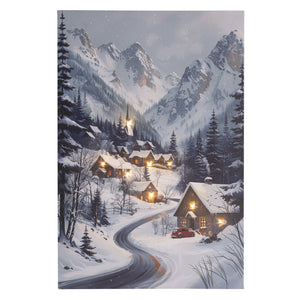 Lumineo LED Snowy Village Canvas (Assorted Designs)