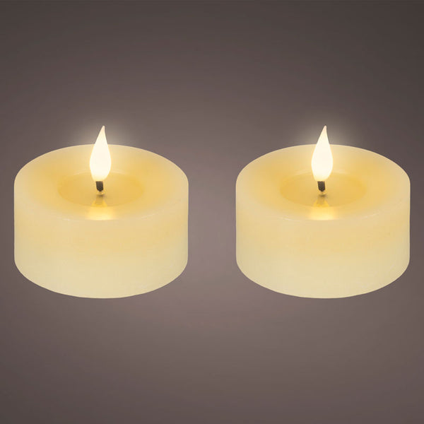 Lumineo Realistic LED Tealight (Pack of 2)