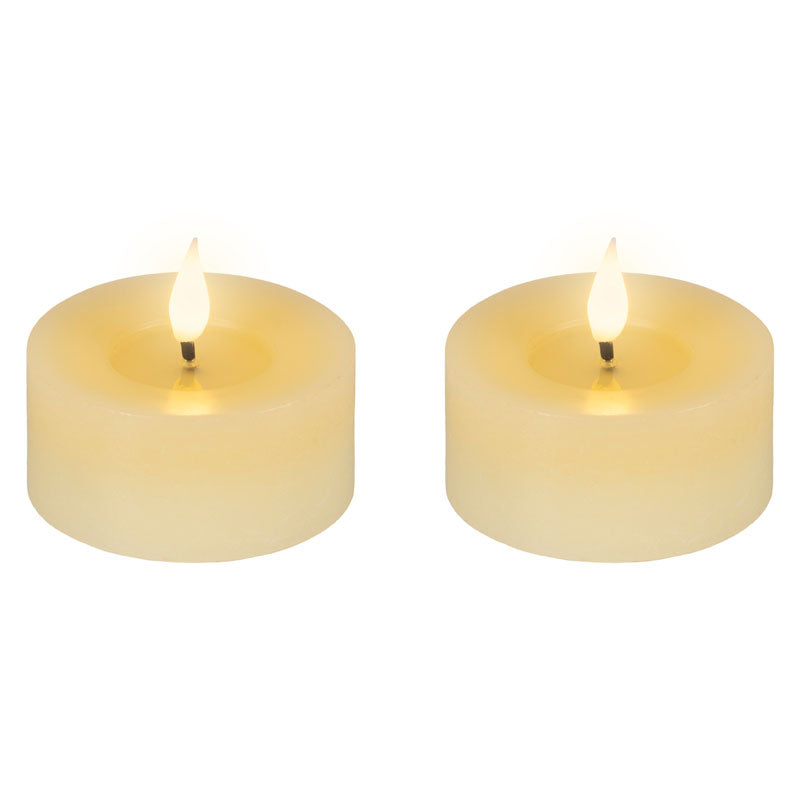 Lumineo Realistic LED Tealight (Pack of 2)