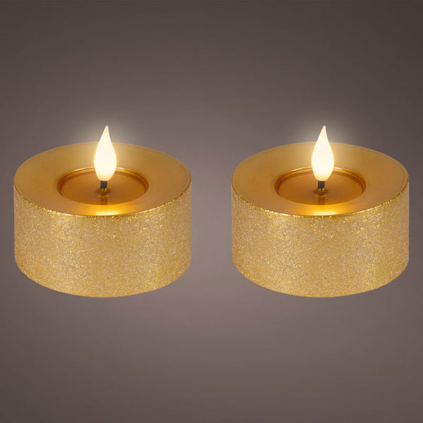 Lumineo Realistic LED Tealight (Pack of 2)