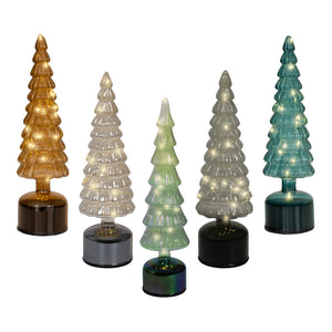 Lumineo LED Rotating Glass Tree