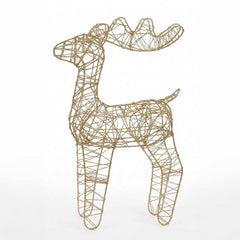 Lumineo Gold Glitter Micro LED Reindeer
