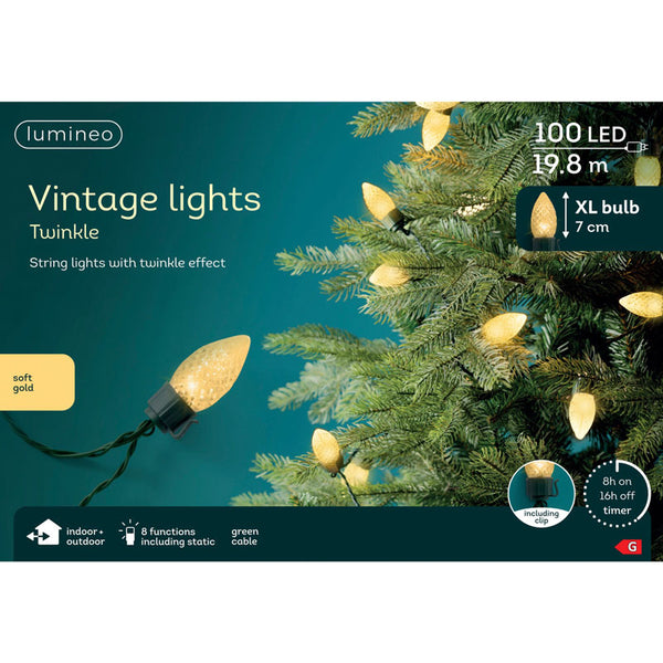 Lumineo Vintage XL LED String Lights