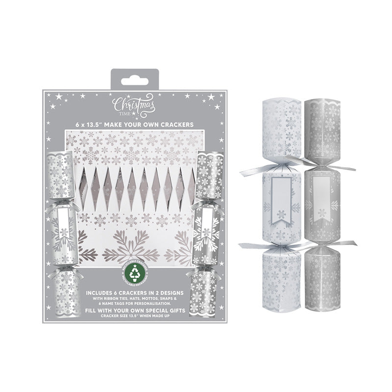 Make Your Own Silver Christmas Crackers