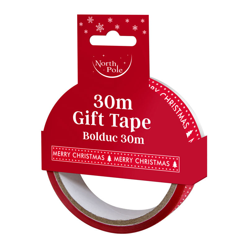 Merry Christmas Gift Tape (30m)
