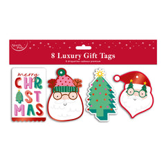Merry Santa Gift Tags (Pack of 8)