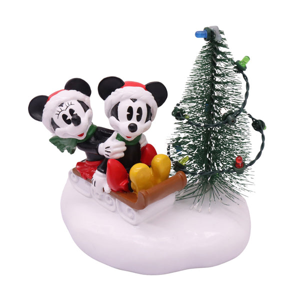 Mickey & Minnie Christmas Tree Scenery