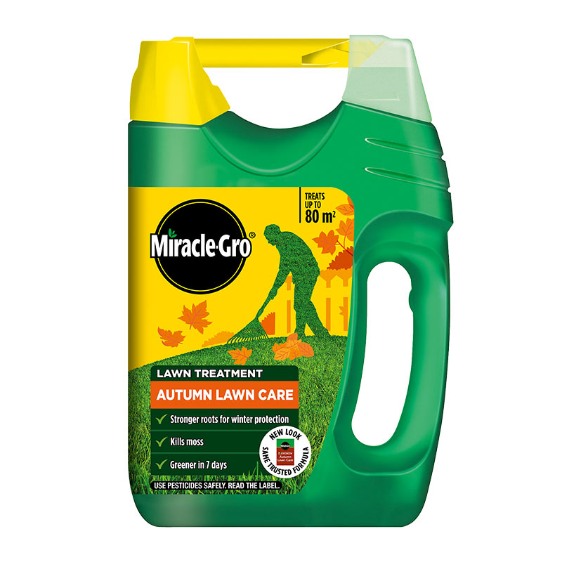 Miracle-Gro Autumn Lawn Care Food & Moss Control 80m2