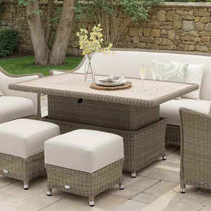 Bramblecrest Monte Carlo Rectangular Piston Adjustable Table