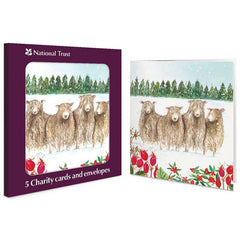 National Trust Sheep Charity Christmas Cards (Pack of 5)