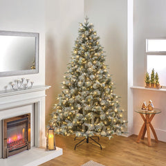 National Tree Stamford Spruce Pine Pre-Lit Christmas Tree