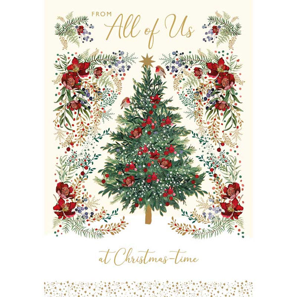 Nigel Quiney All Golden Leaf Christmas Card