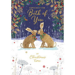 Nigel Quiney Both Of You Hares Christmas Card
