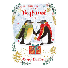 Nigel Quiney Boyfriend Penguin Christmas Card