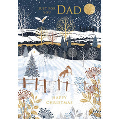 Nigel Quiney Dad Winter Field Christmas Card