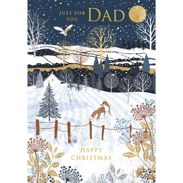 Nigel Quiney Dad Winter Field Christmas Card