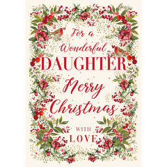 Nigel Quiney Daughter Floral Christmas Card