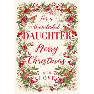 Nigel Quiney Daughter Floral Christmas Card