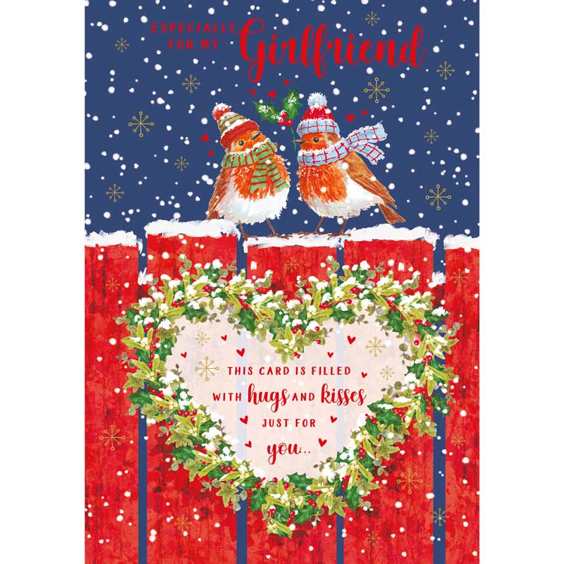 Nigel Quiney Girlfriend Robins Christmas Card