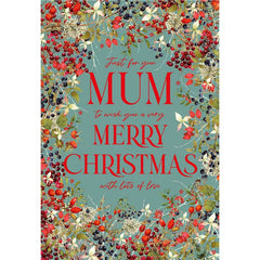 Nigel Quiney Mum Winter Berries Christmas Card