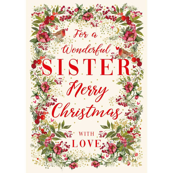 Nigel Quiney Sister Floral Christmas Card