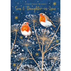Nigel Quiney Son & Daughter-In-Law Robins Christmas Card
