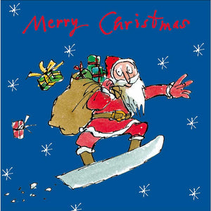 NSPCC Balancing Santa Charity Christmas Cards (Pack of 20)
