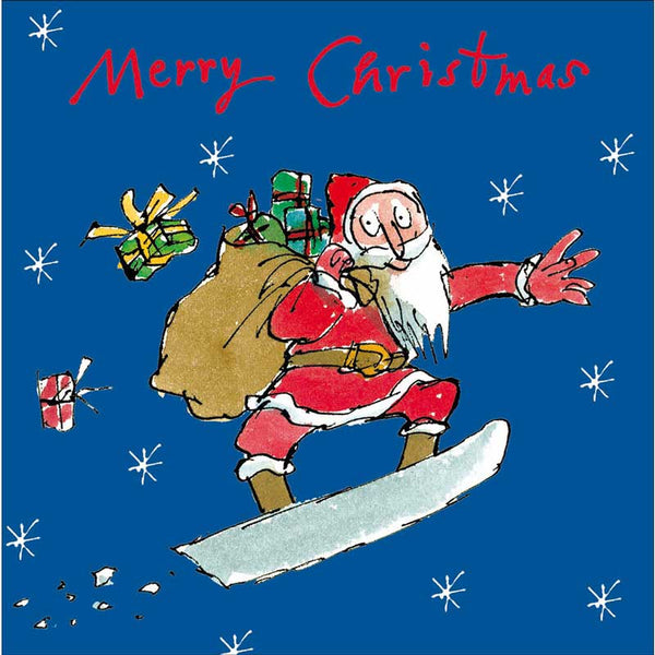 NSPCC Balancing Santa Charity Christmas Cards (Pack of 20)