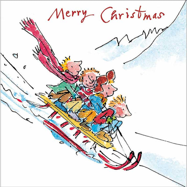 NSPCC Balancing Santa Charity Christmas Cards (Pack of 20)