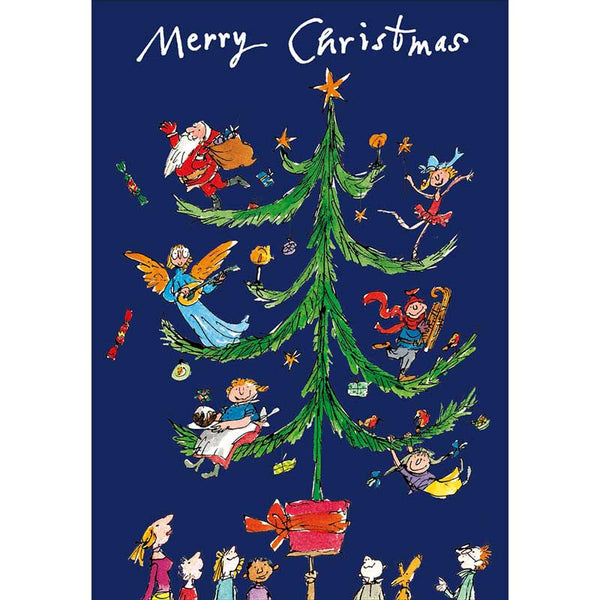 NSPCC Balancing Santa Charity Christmas Cards (Pack of 20)