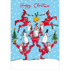 NSPCC Balancing Santa Charity Christmas Cards (Pack of 20)