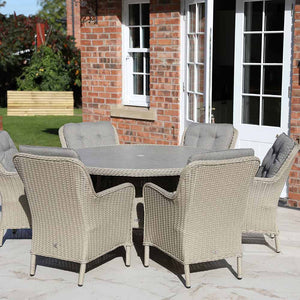 Orchard Life Victoria 6 Seat Dining Set with 140cm Round Table