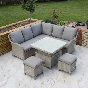 Orchard Life Victoria Mini Modular Set with 90cm Square Adjustable Table