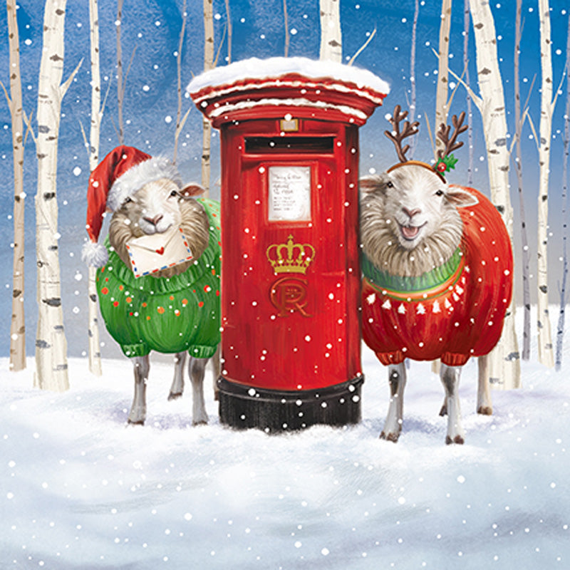 Paper House Christmas Jumper Sheep Cards (Pack of 16)