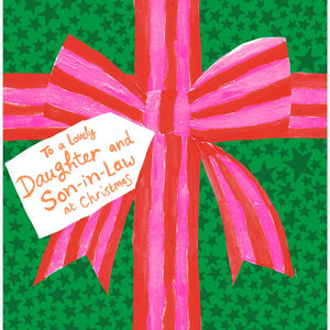 Paper Salad Daughter & Son-In-Law Christmas Card